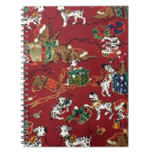 Dalmatian Holiday Print Notitieboek (Voorkant)
