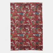 Dalmatian Holiday Print Theedoek (Verticaal)