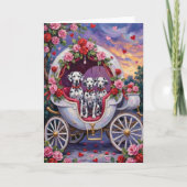 Dalmatian hond Valentijnsdag  Kaart (Voorkant)