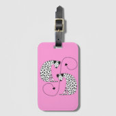 Dalmatian honden Bagage Label  (Voorkant (verticaal))
