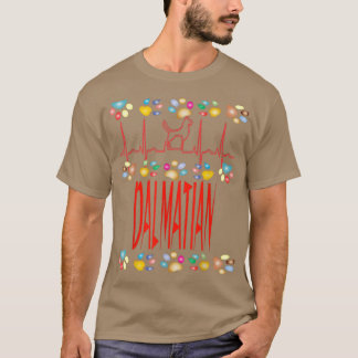 DALMATIAN I Love My DALMATIAN Dog Owner Mam Pap Pu T-shirt