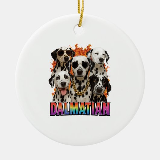 Dalmatian Keramisch Ornament (Voorkant)
