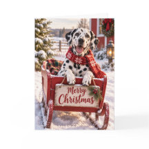 Dalmatian Kerstkaart