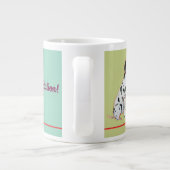 Dalmatian koffiekop grote koffiekop (Achterkant)