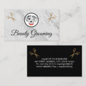 Dalmatian-logo | Hondenverzorgingsschaar Visitekaartje (Voorkant / Achterkant)