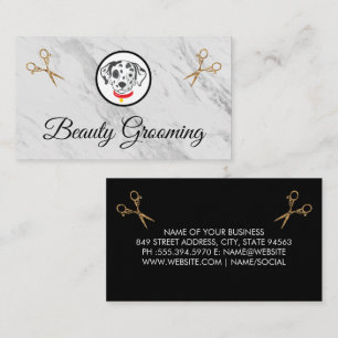 Dalmatian-logo Hondenverzorgingsschaar Visitekaartje