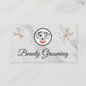 Dalmatian-logo | Hondenverzorgingsschaar Visitekaartje (Voorkant)