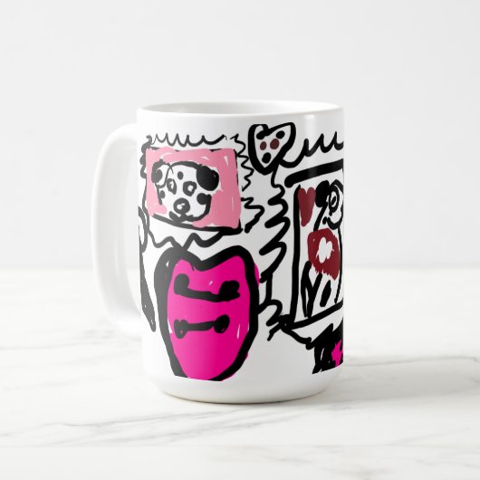 Dalmatian lovely koffiemok (Voorkant links)