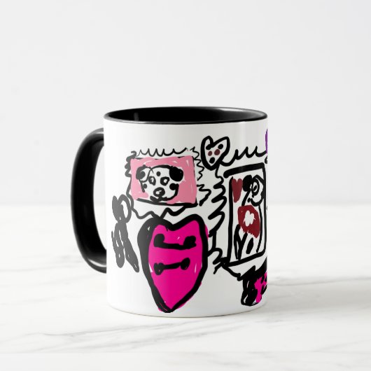 Dalmatian lovely  mok (Voorkant links)