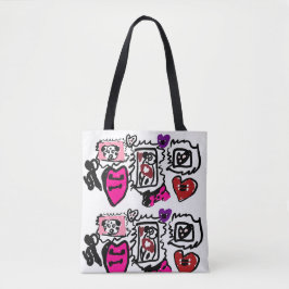 Dalmatian lovely  tote bag