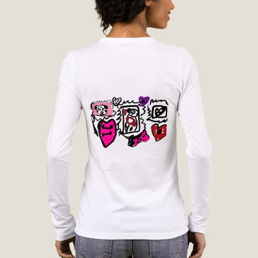 Dalmatian lovely Tri-Blend shirt (Achterkant)