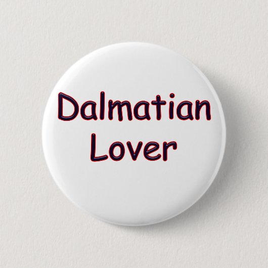 Dalmatian Lover Ronde Button 5,7 Cm (Voorkant)