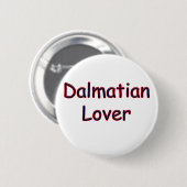 Dalmatian Lover Ronde Button 5,7 Cm (Voorkant /achterkant)