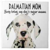 Dalmatian Mam Ceramic Tile Tegeltje (Voorkant)