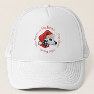 Dalmatian Merry Kerstmis Trucker Pet