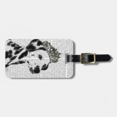 Dalmatian met Tiara 2 Bagagelabel (Voorkant horizontaal)