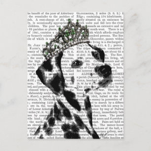Dalmatian met Tiara 2 Briefkaart