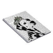 Dalmatian met Tiara 2 Notitieboek (Rechterzijde)