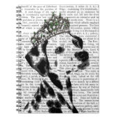 Dalmatian met Tiara 2 Notitieboek (Voorkant)