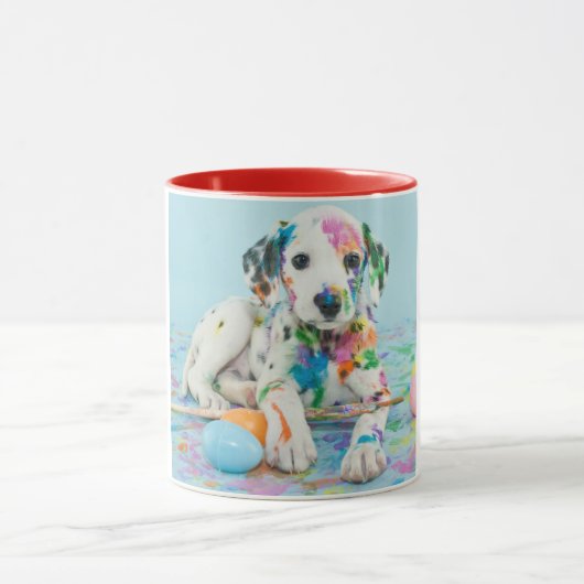 DALMATIAN MET TWEE TONEN MOK. MOK (Midden)