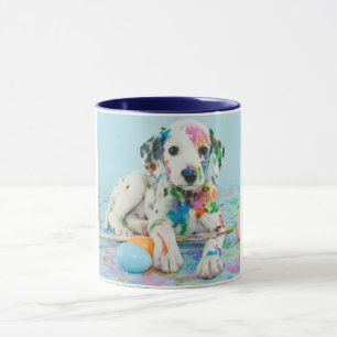DALMATIAN MET TWEE TONEN MOK. MOK