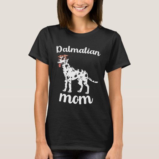 Dalmatian Moeder Moederdag Schattige Dalmatian Hon T-shirt (Voorkant)