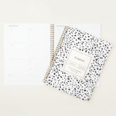 Dalmatian Pattern Black and White Planner (Display)