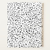Dalmatian Pattern Black and White Planner (Achterkant)