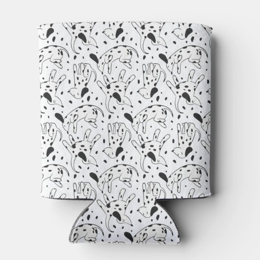 Dalmatian Pattern Blikjeskoeler (Achterkant)