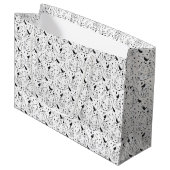 Dalmatian Pattern Groot Cadeauzakje (Voorkant Gekanteld)