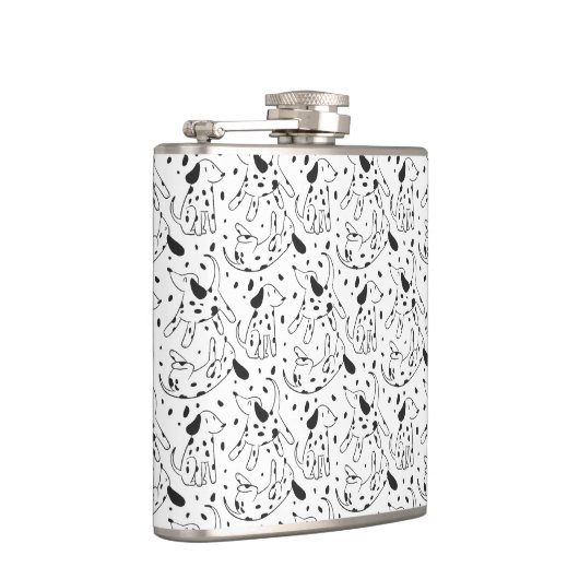 Dalmatian Pattern Heupfles (Rechts)