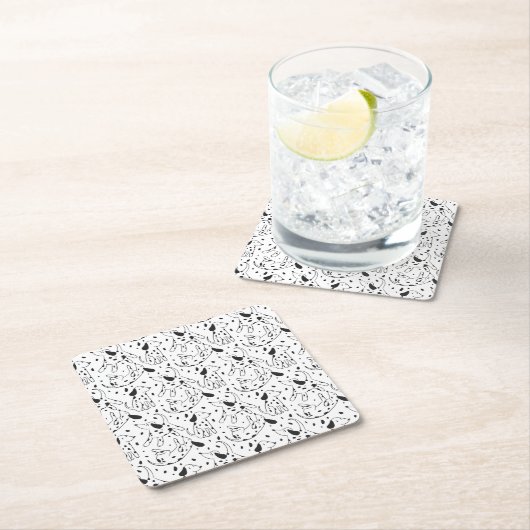 Dalmatian Pattern Kartonnen Onderzetters (Insitu)