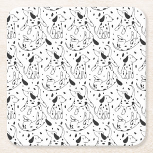 Dalmatian Pattern Kartonnen Onderzetters