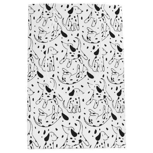 Dalmatian Pattern Medium Cadeauzakje (Voorkant)