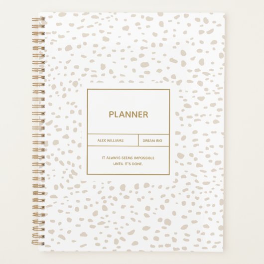 Dalmatian Pattern Planner (Voorkant)