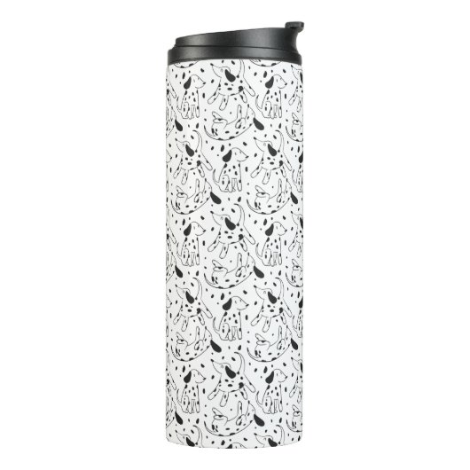 Dalmatian Pattern Thermosbeker (Gedraaid links)