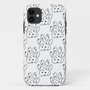 Dalmatian Paw Print Pattern Case-Mate iPhone Case