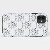 Dalmatian Paw Print Pattern Case-Mate iPhone Case (Achterkant (horizontaal))
