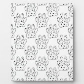 Dalmatian Paw Print Pattern Fotoplaat (Voorkant)