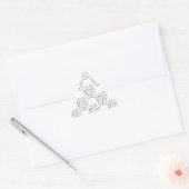 Dalmatian Paw Print Pattern Sticker (Envelop)