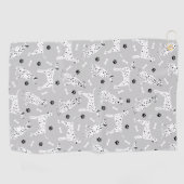 Dalmatian Paws and Bones Golf Towel Golfhanddoek (Horizontaal)