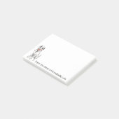 Dalmatian Personaliseren Post-it® Notes (Schuin)