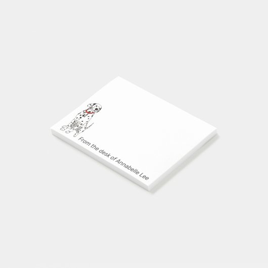 Dalmatian Personaliseren Post-it® Notes (Schuin)