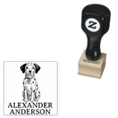 Dalmatian Personaliseren Rubberstempel (Gestempeld)