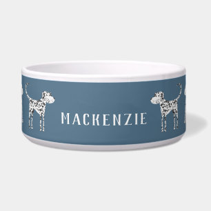 Dalmatian Personalized Dog Bowl Voerbakje