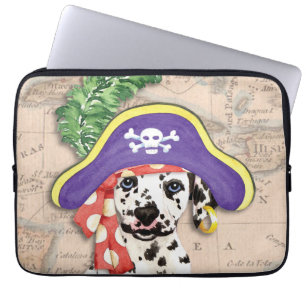 Dalmatian Pirate-laptophoes Laptop Sleeve