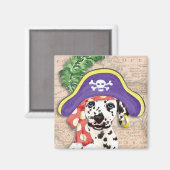 Dalmatian Pirate Magneet (Voorkant / Achterkant)