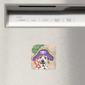 Dalmatian Pirate Magneet (Insitu (Vaatwasser))