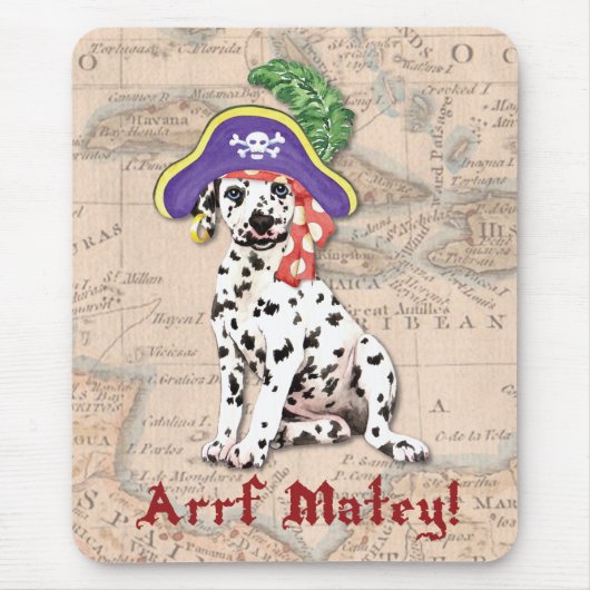 Dalmatian Pirate Muismat (Voorkant)