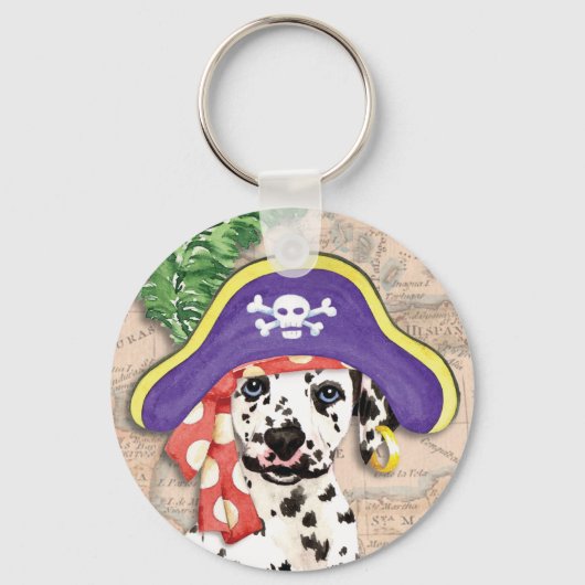 Dalmatian Pirate Sleutelhanger (Voorkant)